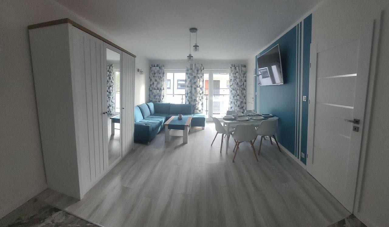 Pobierowo Baltic Apartament Turkusowy Kültér fotó